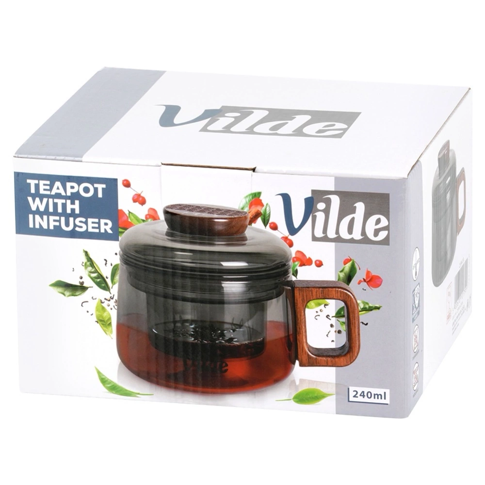 Szklanka z zaparzaczem do herbaty 240 ml