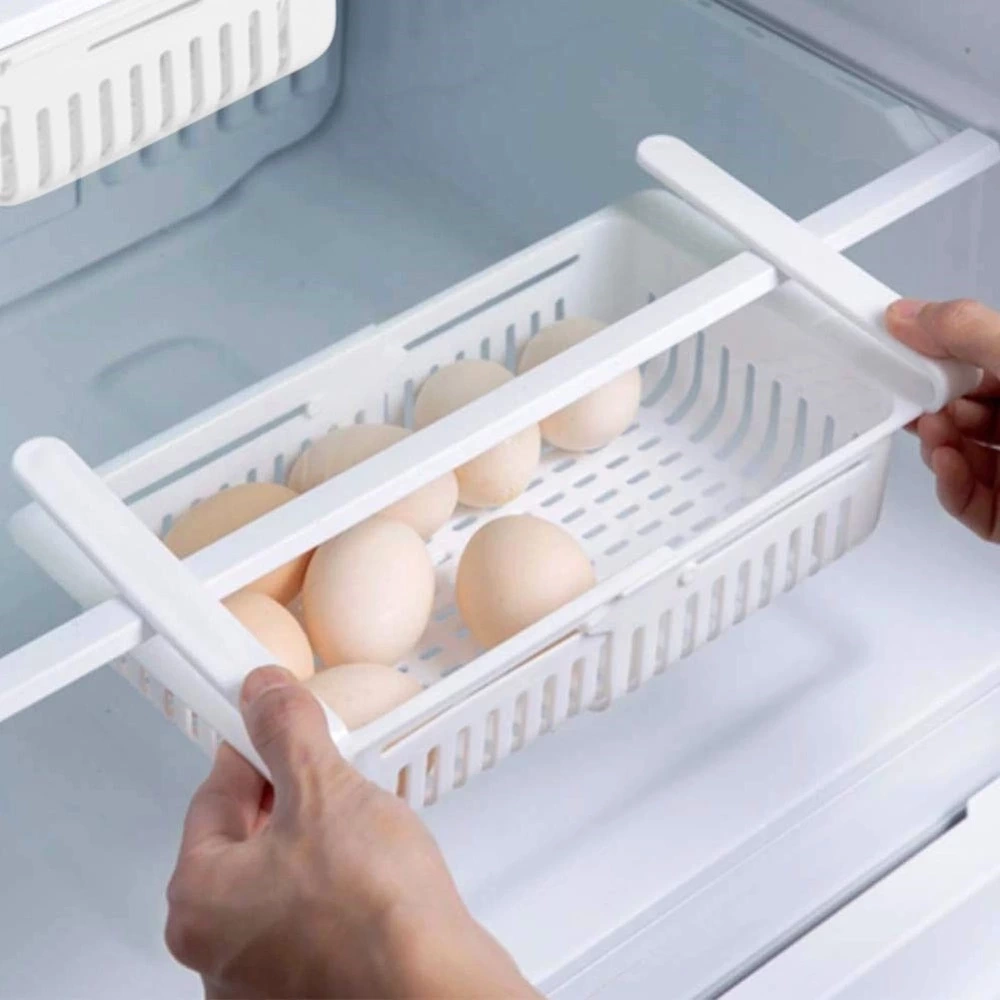 Organizer do lodówki rozsuwany pod półkę 21-28,7 cm