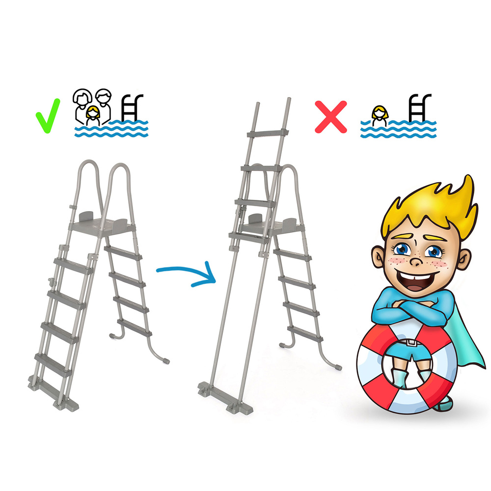 Basen ogrodowy stelażowy 412x201x122cm 18w1 Bestway 56456ND