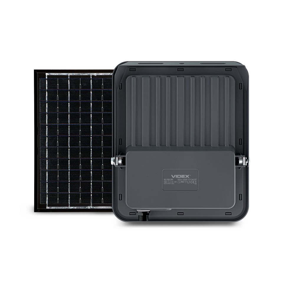 Naświetlacz solarny LED VIDEX lampa z czujnikiem zmierzchu 500lm + PILOT