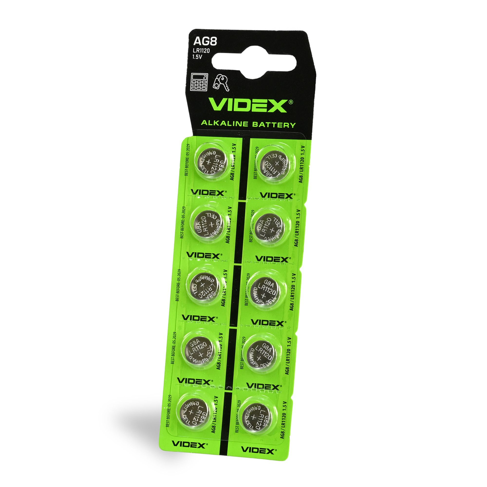 Bateria alkaliczna VIDEX AG8/LR1120 BLISTER 10 szt.