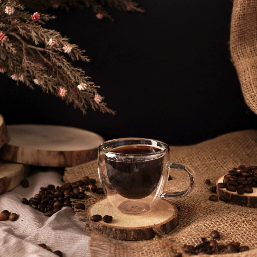 Szklanka termiczna z podwójną ścianką do espresso DOUBLE 100 ml