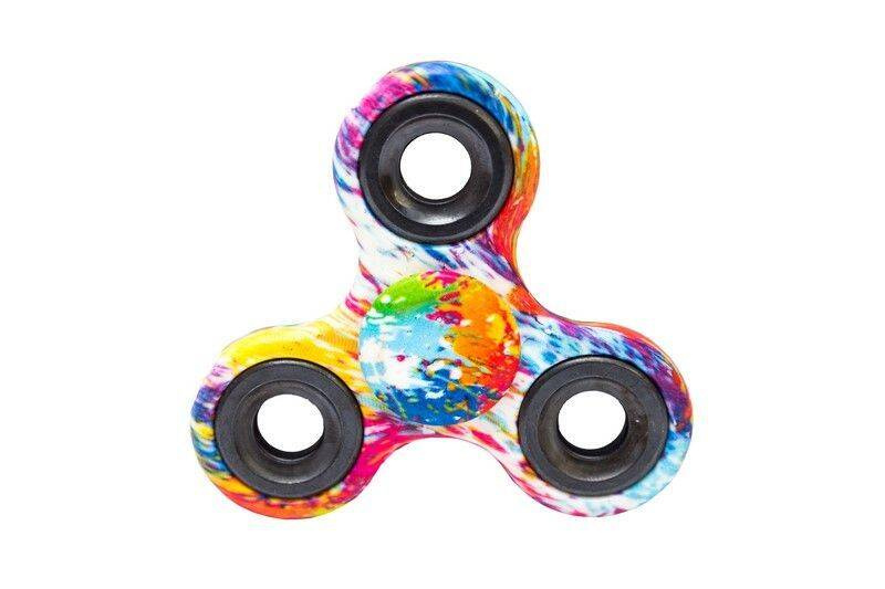 Fidget spinner z nadrukiem 7,5 cm różne wzory