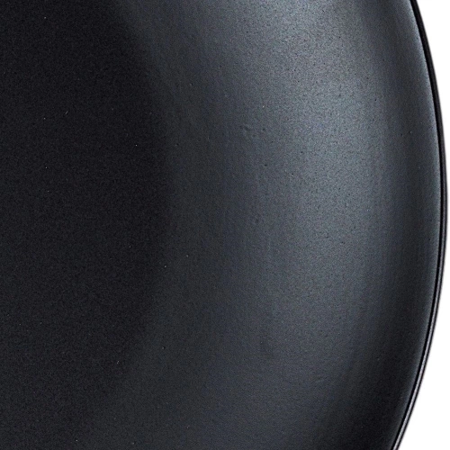 Talerz obiadowy płytki ceramiczny czarny SOHO 26,5 cm
