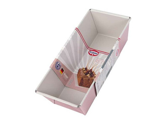 Keksówka ceramiczna różowa 25x11,5 cm RETRO Dr. Oetker