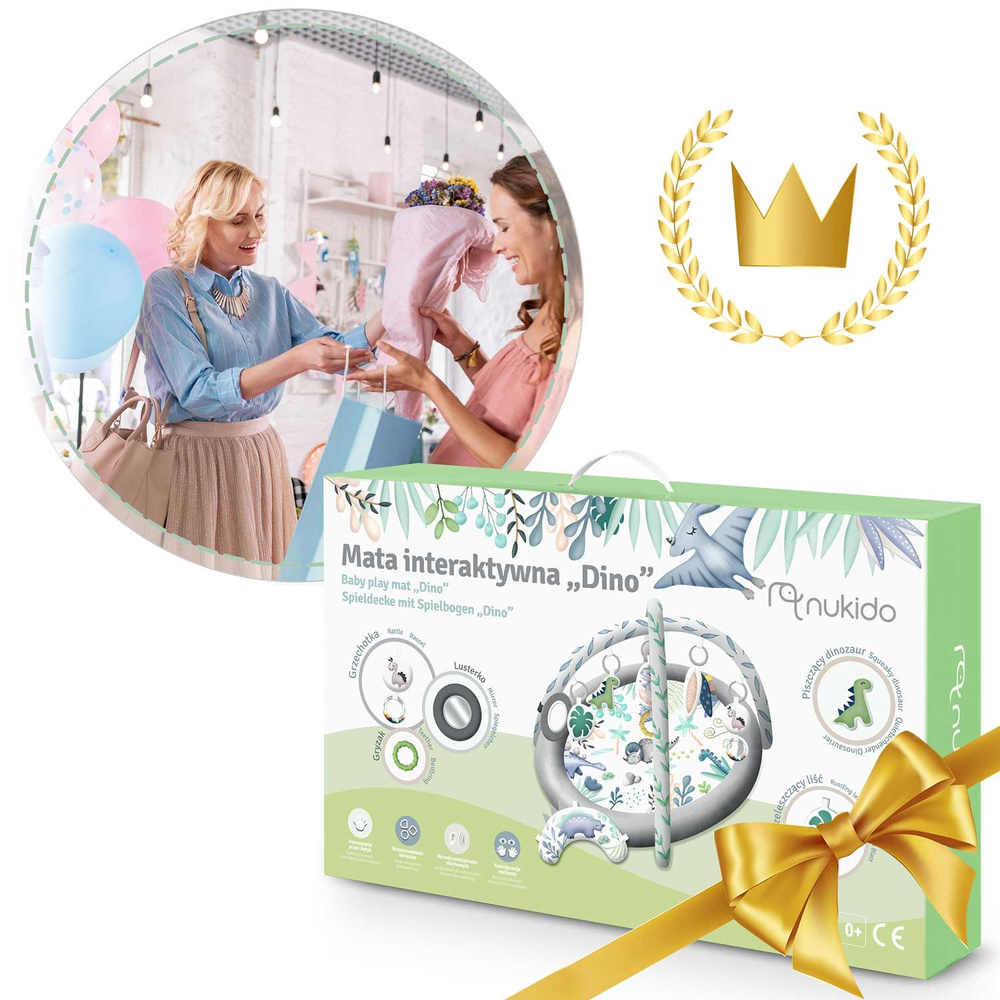 Mata edukacyjna interaktywna Dino 