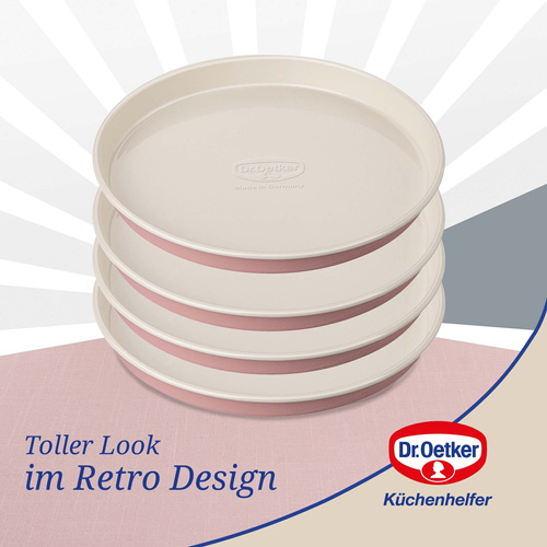 Forma do pieczenia ciast warstwowych retro, Ø17 cm, 4 szt. Dr. Oetker