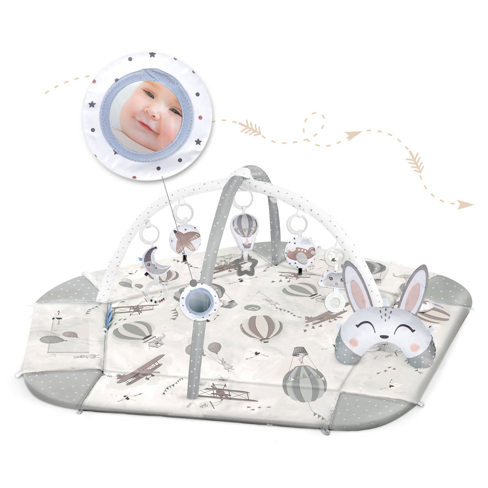 Mata edukacyjna interaktywna duża Balony