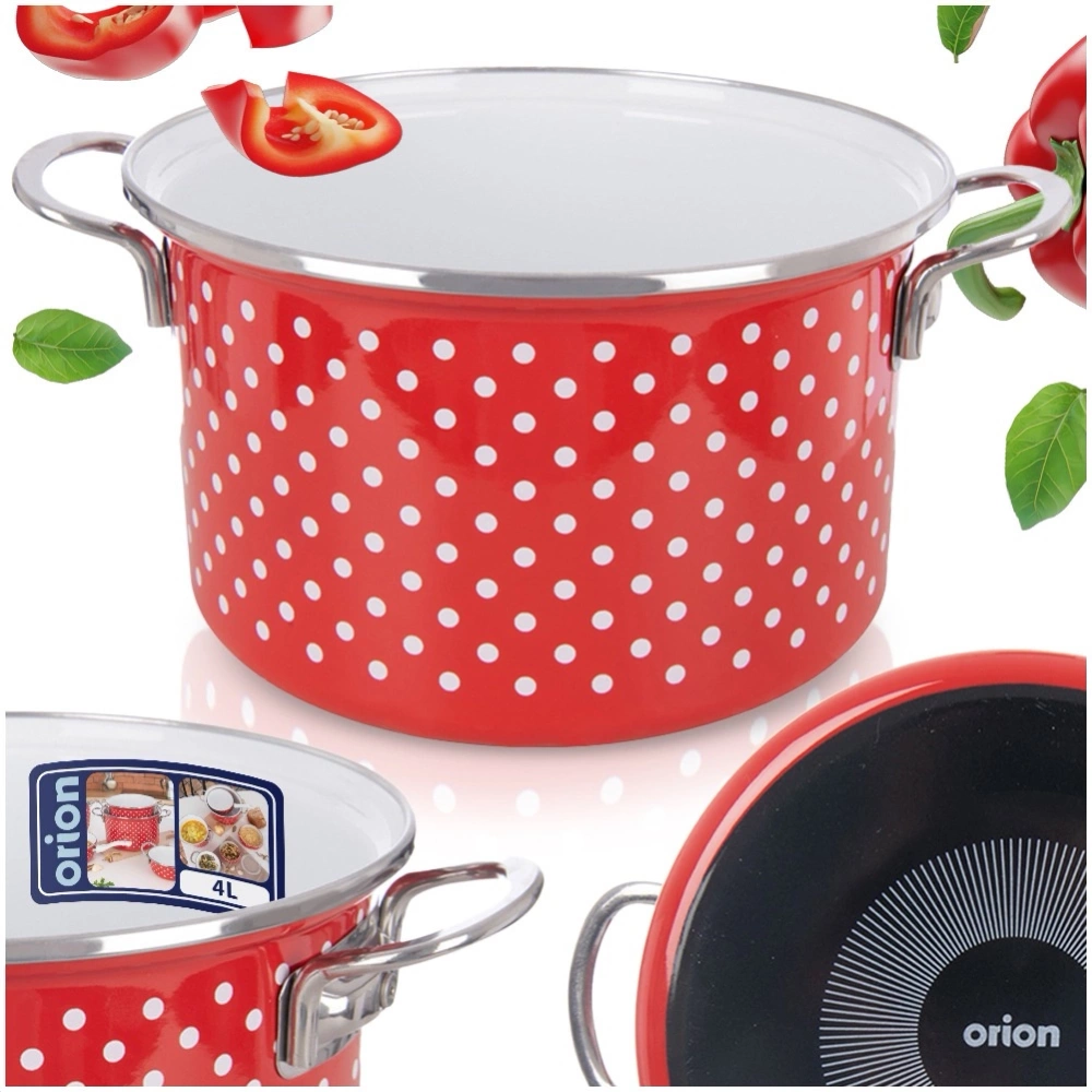 Garnek emaliowany TECKA 22 cm, 4 l