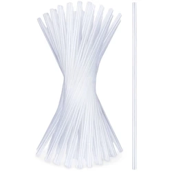 Słomki do napojów przezroczyste 22 cm 50 szt.