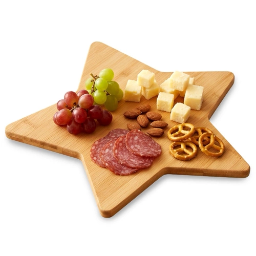 Deska do krojenia i serwowania bambusowa gwiazda