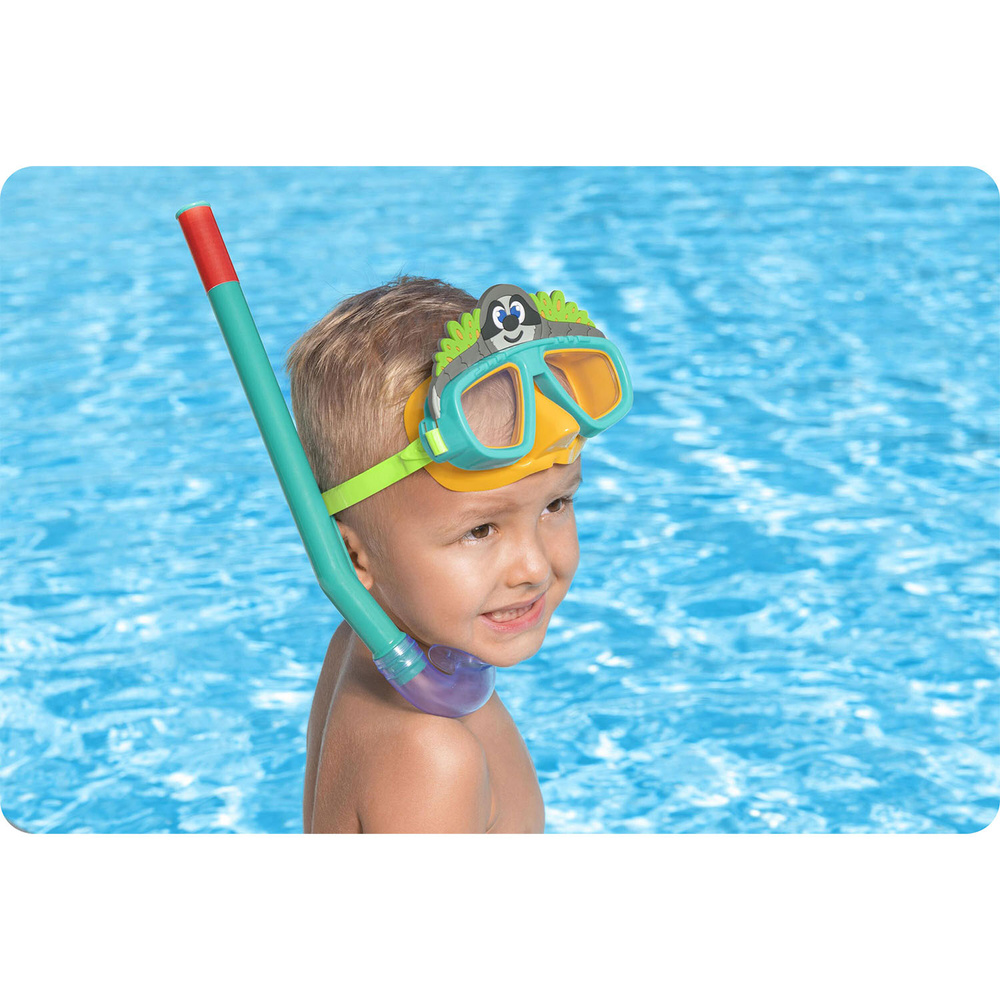 Zestaw do nurkowania dla dzieci turkusowy Bestway 24059
