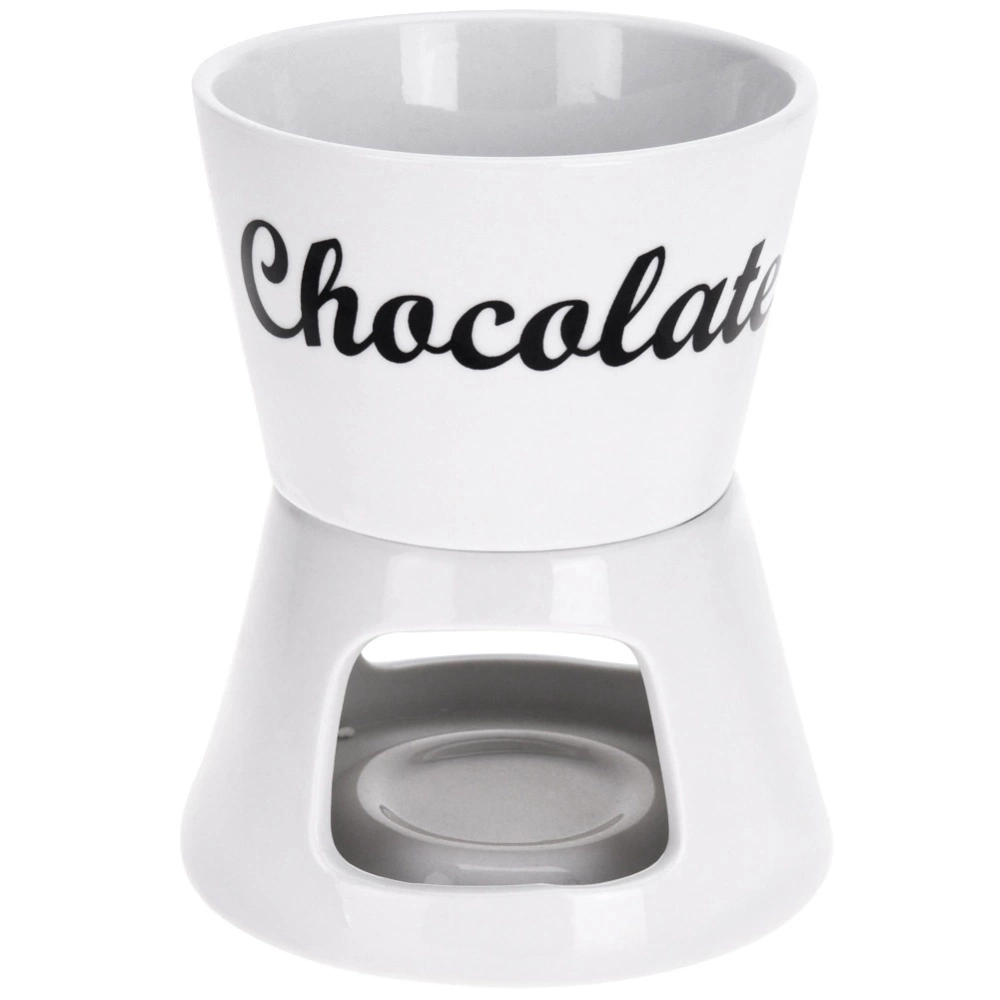 Zestaw do fondue porcelanowy 4 el.