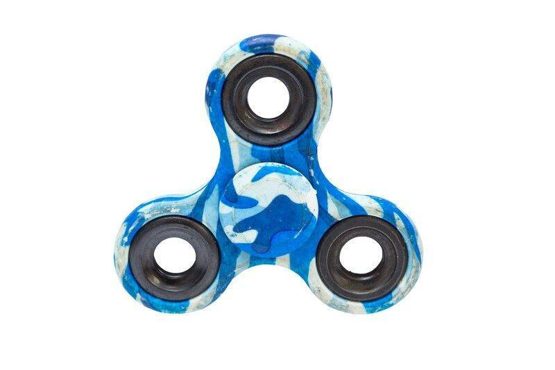 Fidget spinner z nadrukiem 7,5 cm różne wzory