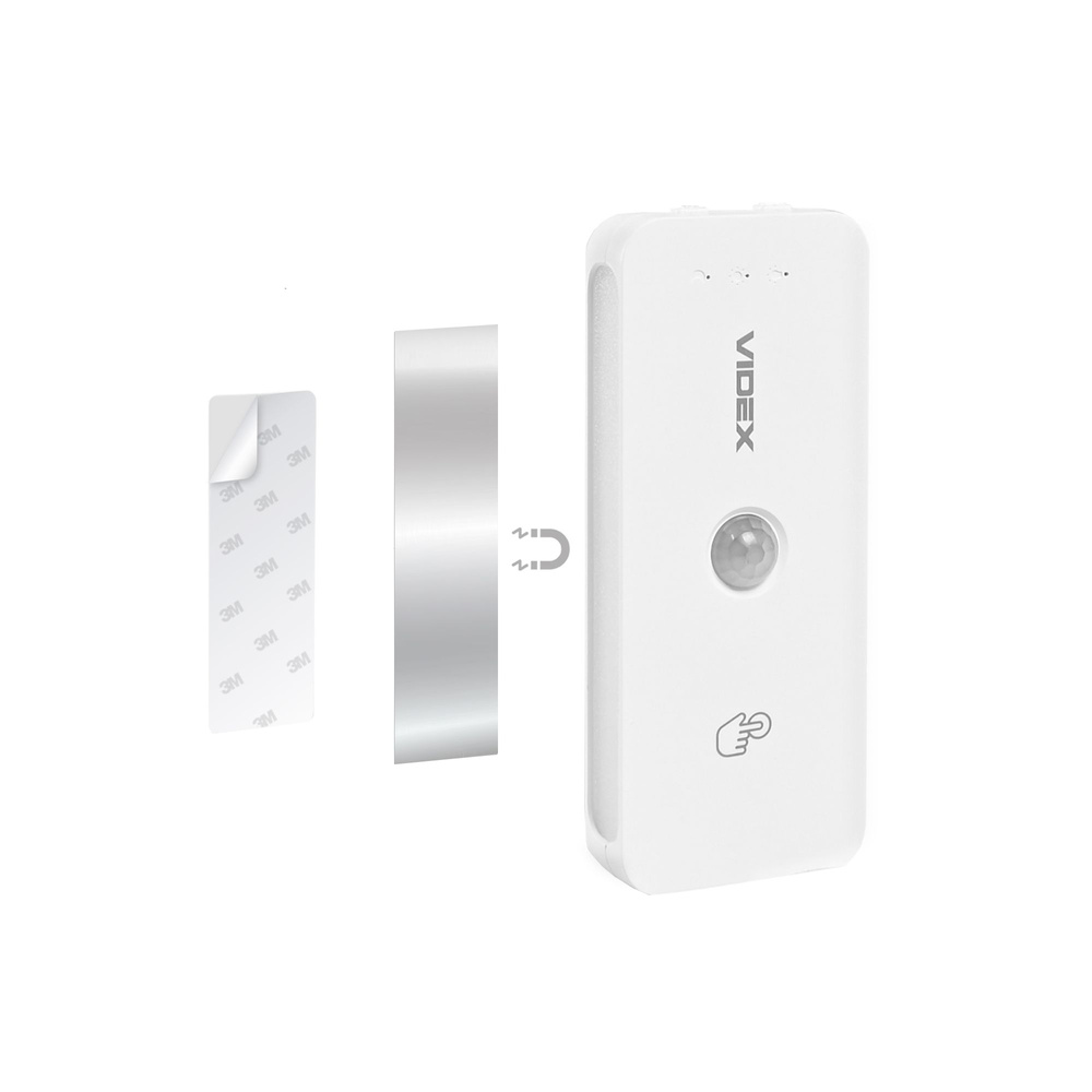 LAMPKA NOCNA LED Z AKUMULATOREM I CZUJNIKIEM RUCHU VIDEX VL-NL053W-S