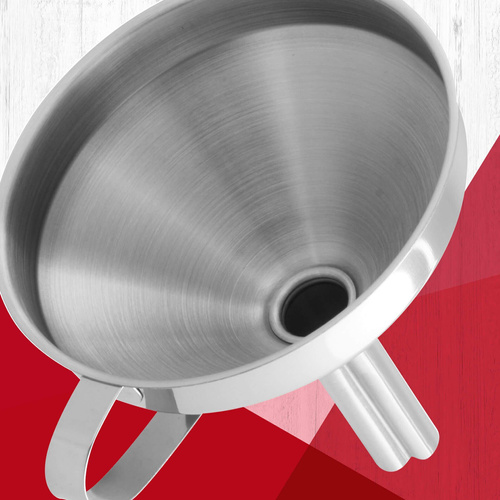 Lejek ze stali nierdzewnej - idealne narzędzie do napełniania płynów  Ø10 cm FACKELMANN