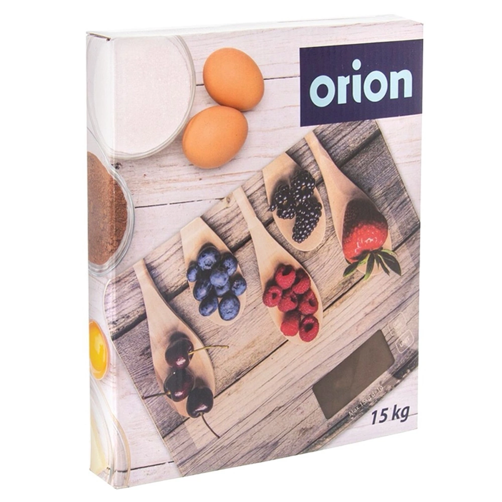 Waga kuchenna szklana elektroniczna płaska 15 kg