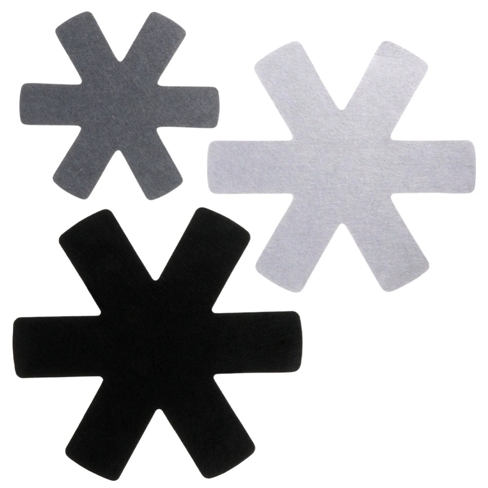 Przekładki ochronne do patelni filcowe 38 / 35 / 26 cm 6 szt.