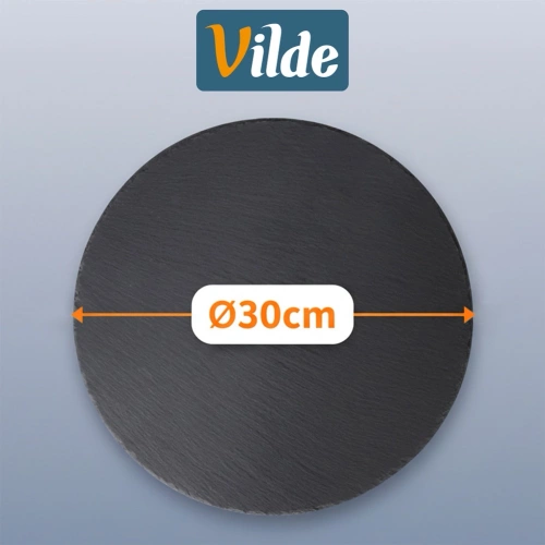 Taca do serwowania kamienna łupek okrągła 30 cm