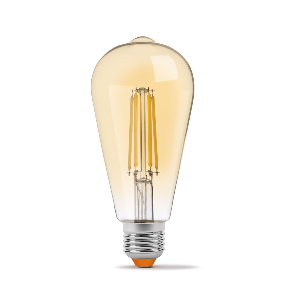 Żarówka LED E27 ST64 6W 44W Filament Ściemnialna