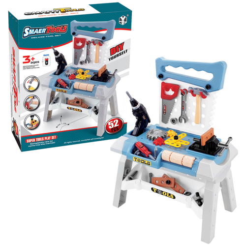 Warsztat z narzędziami zestaw stolik blat 52 el