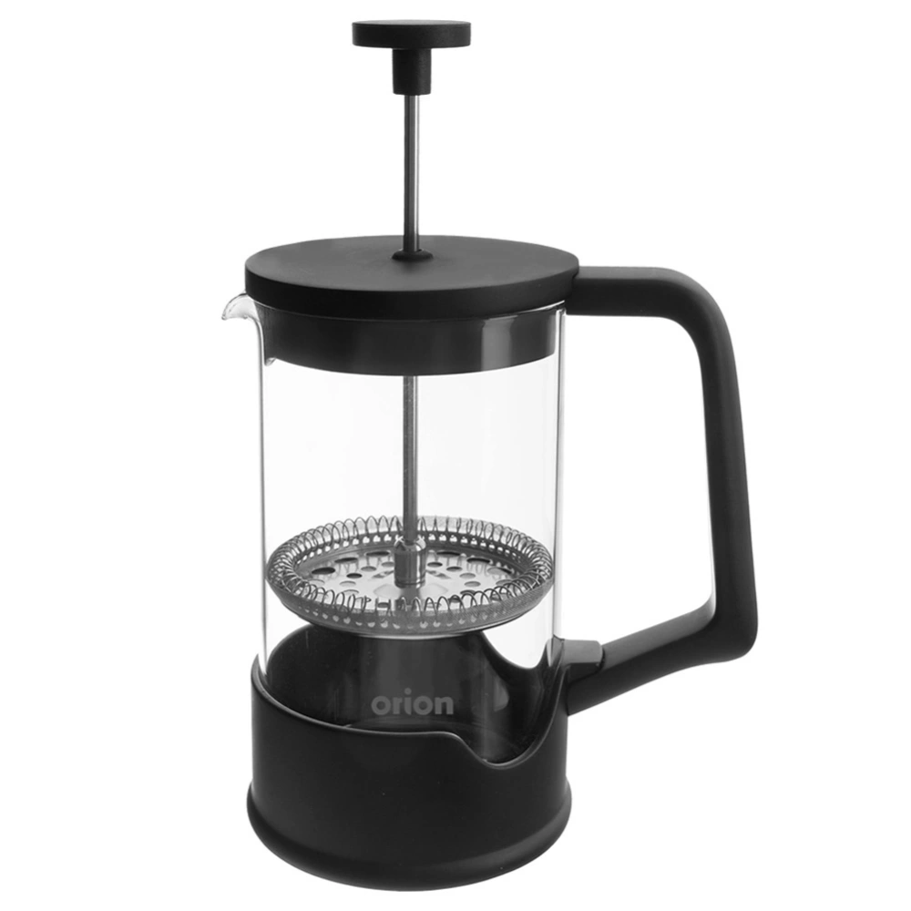 Zaparzacz tłokowy do kawy i herbaty szklany BLACK 400 ml