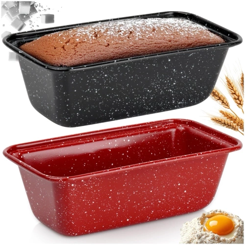 Forma do chleba granitowa 16x9 cm 2 szt.