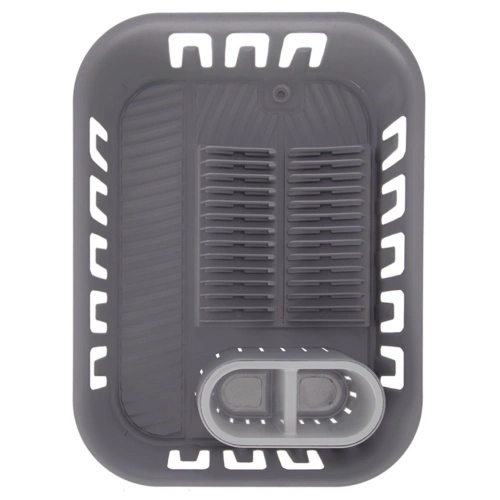 Suszarka na naczynia szara 39x29x11 cm