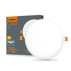 Oprawa oświetleniowa LED bezramkowa VIDEX-DOWNLIGHT-LED-DLFR-24W-NW