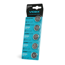 Bateria litowa VIDEX CR2025 5 szt. BLISTER