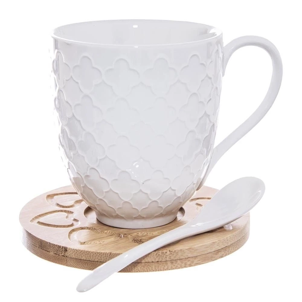 Kubki porcelanowe WHITELINE 370 ml 2 szt.