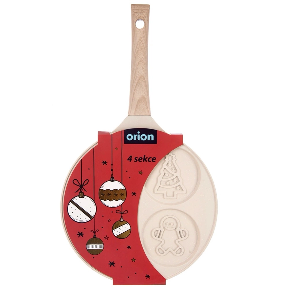 Patelnia do jajek granitowa 4 otwory 26 cm