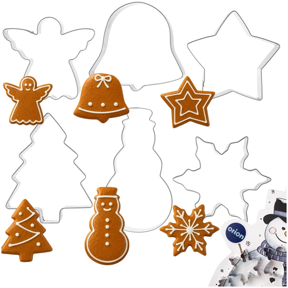 Wykrawacze do ciastek stalowe 6 szt.