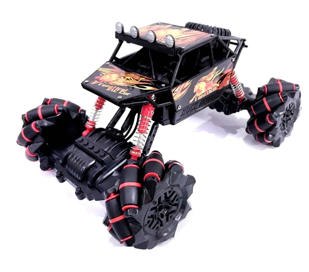 Samochód zdalnie sterowany  Monster Truck jeździ bokiem DRIFT style