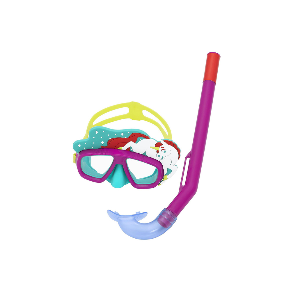 Zestaw do nurkowania dla dzieci różowy Bestway 24059