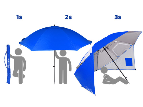 Parasol Plażowy Korcula Para Sole UPF 50+  na Plażę do Ogrodu SP0784