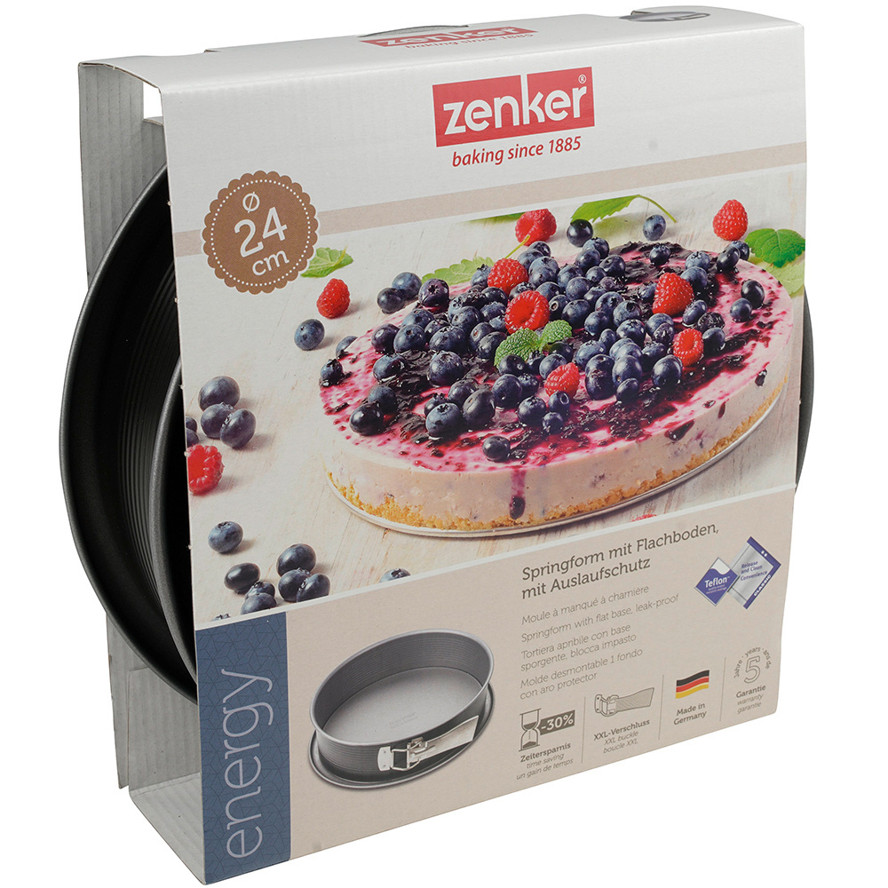 Tortownica forma 24 cm teflonowa do pieczenia  okrągła Zenker 6902