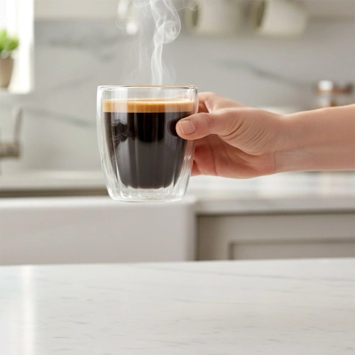 Szklanki termiczne z podwójną ścianką do kawy espresso 120 ml 2 szt.