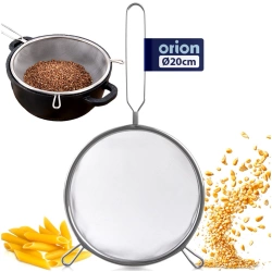 Sitko kuchenne stalowe z uchwytem 20 cm