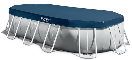 Basen ogrodowy stelażowy Prism Frame Oval 503x274x122 cm INTEX 26796 NP
