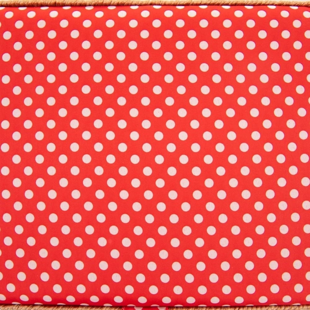 Niciarka czerwona w grochy 24x18x12 cm