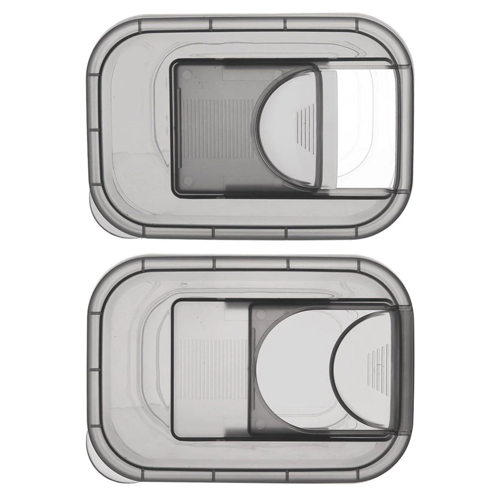 Pojemnik na produkty sypkie z dozownikiem GREY 1,9 l