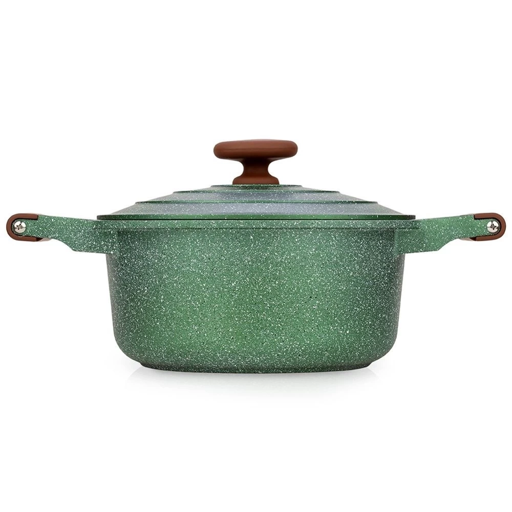 Garnek granitowy z pokrywką OMEGA 24 cm, 4,4 l