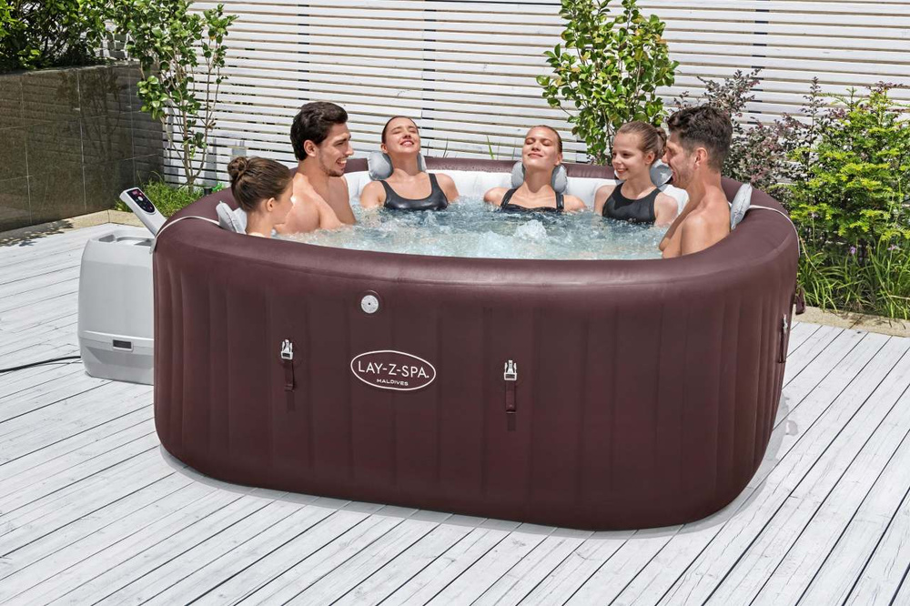Bestway Lay-z-Spa Maldives Pro7 2025 jacuzzi WiFi aplikacja LED 5-7os 6001U