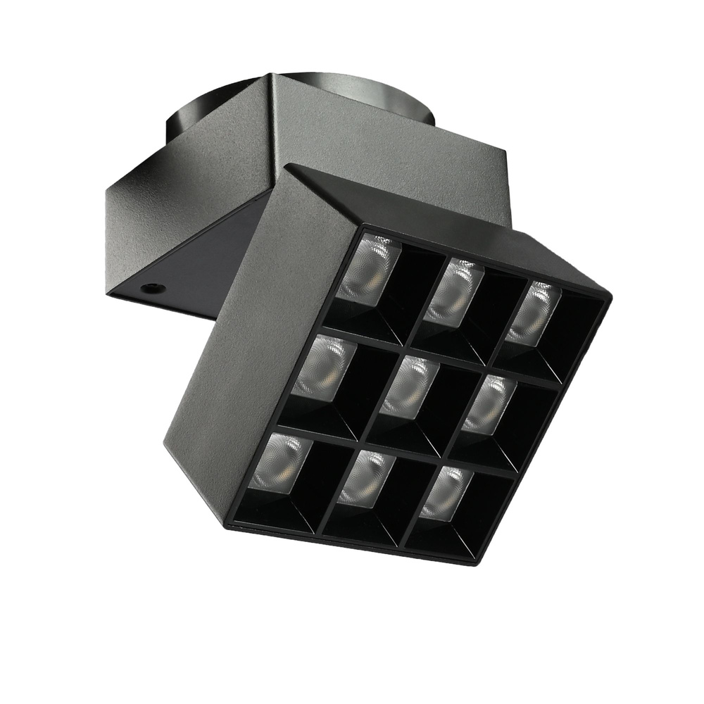 Lampa Videx LED 16W 1380lm 4000K Neutralny CRI90 36° Czarna