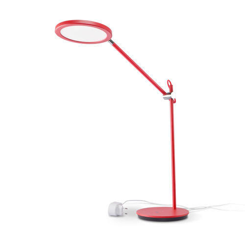 Lampa biurkowa LED ściemnialna VIDEX TF15R 20W 4100K czerwona