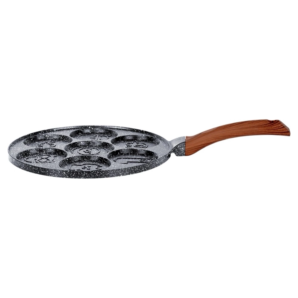 Patelnia do jajek granitowa 7 otworów BLACK&WOOD 26 cm