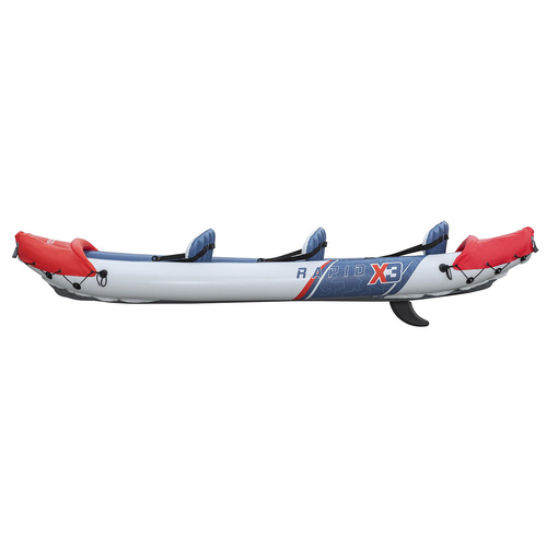 Bestway Kajak Rapid X3 dmuchany 3 osobowy + wiosła torba 381x100 cm 65132