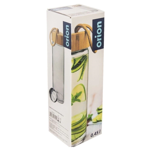 Butelka na wodę szklana z sitkiem 450 ml