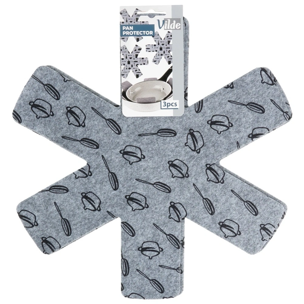 Przekładki ochronne do patelni filcowe 38 cm 3 szt.